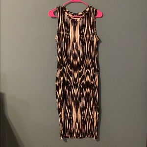 Apt. 9 Multi Form Fitting Shin Length Dress